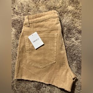 Forever21 beige Light denim shorts